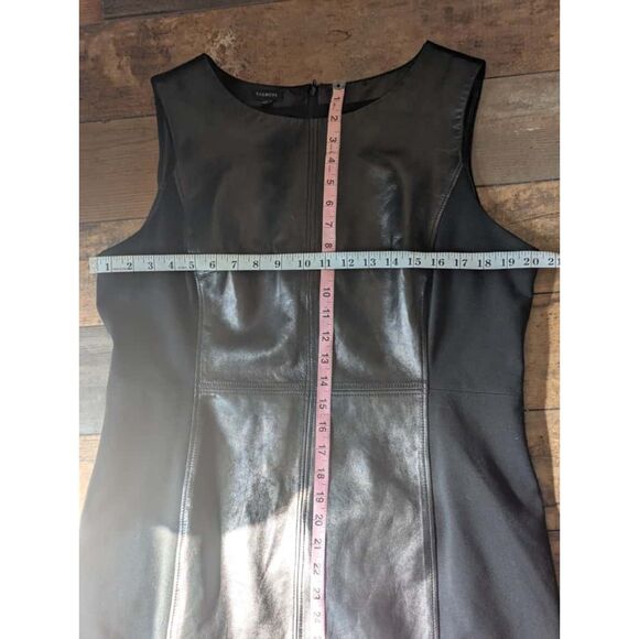 Talbots 100% Lambskin Leather Sheath Dress, Size 16 - Picture 5 of 7